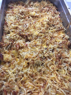 A picture of Hashbrown casserole.