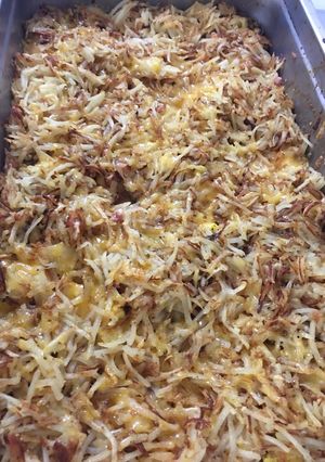 A picture of Hashbrown casserole.