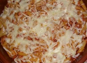 Una foto de Macarrones gratinados