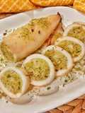 Calamari ripieni al pistacchio
