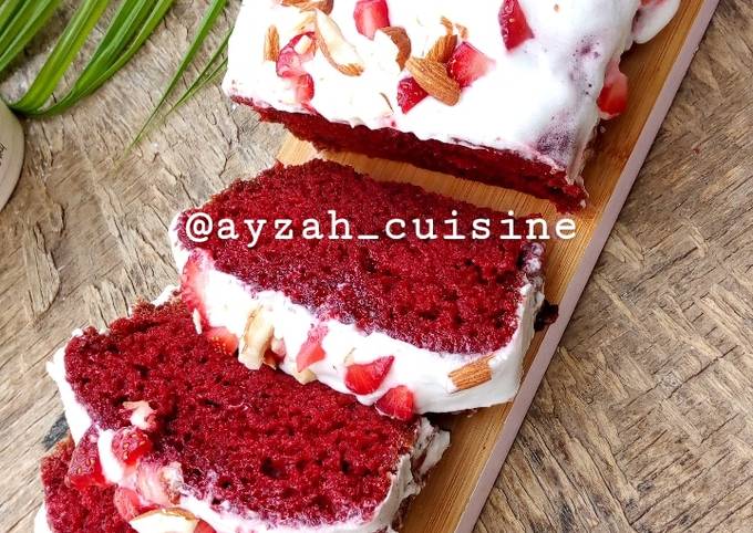 Red velvet cake loaf