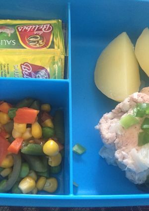 Foto resep Menu Diet ayam kukus mudah non msg #dietmayo