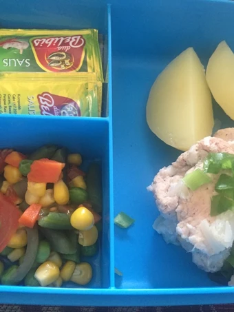 Cara Gampang Membuat Resep  Menu Diet ayam kukus mudah non msg #dietmayo yang Enak Banget, Bikin Ketagihan