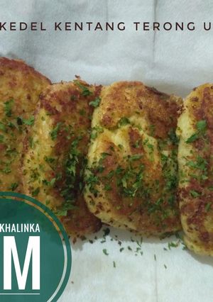 Foto resep Mpasi 8 bulan PERKEDEL KENTANG TERONG UNGU