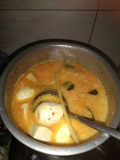 Foto resep Sayur tahu telur kuah kuning