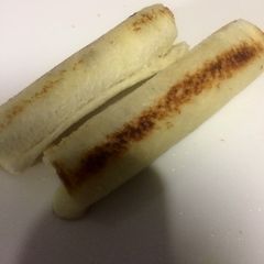 A picture of Cheese bread sticks.