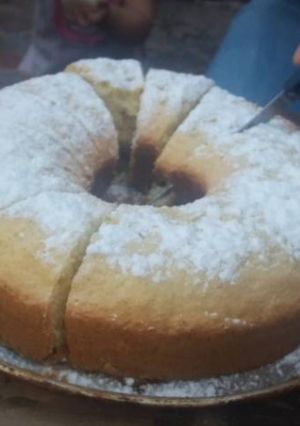 Una foto de Bizcochuelo de vainilla súper fácil y económico