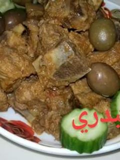 صورة لوصفة لحمه محمره