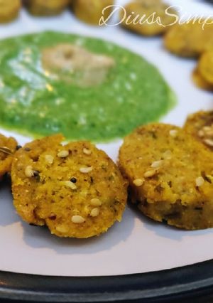 A picture of Oats Dudhi Muthia.