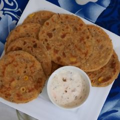 Veg coin paratha 😋 A picture of Veg coin paratha 😋.