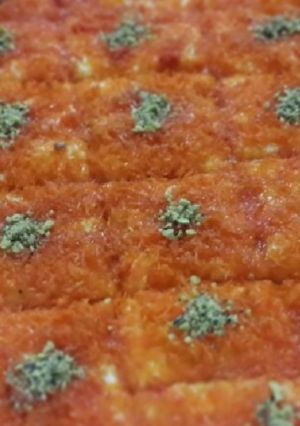 صورة لوصفة كنافه بالقشطه و الجبنة 😋