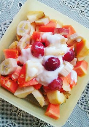 Foto resep Salad Buah Sederhana