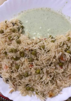 A picture of One pot peas pulao.