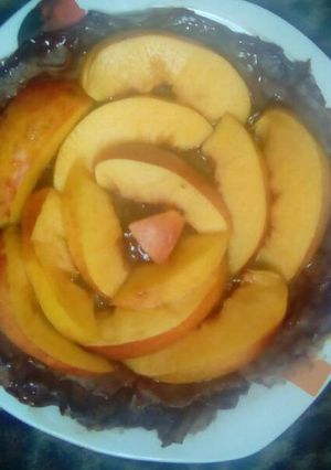 صورة لوصفة بان كيك مع الكاكاو