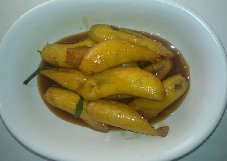 Pisang nangka saus gula merah/karamel