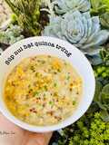 Súp nui hạt quinoa trứng