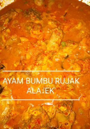 Foto resep Ayam Bumbu Rujak Ala 'EK'