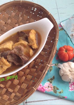 Foto resep Semur ati dan tahu