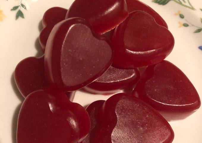 Recipe of Homemade Gummy Heart ❤️ for Valentine’s Day