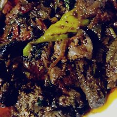 A picture of Chicken kaleji fry.