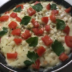 A picture of Potato lazaniya.