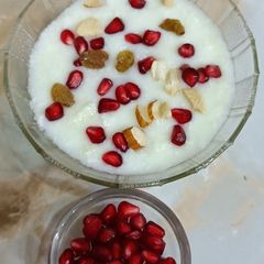 A picture of Pomegranate Raita.
