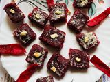 Coconut Dragon Fruit Burfi