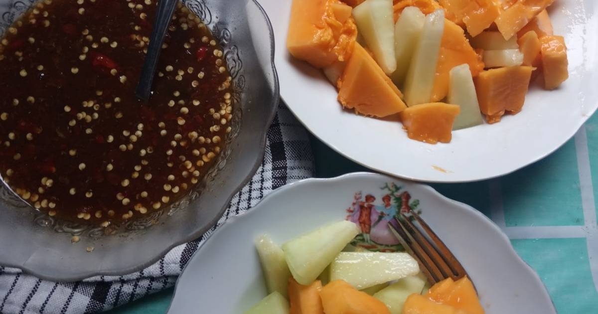 72 Resep Sambal Rujak Buah Enak Dan Sederhana Ala Rumahan Cookpad