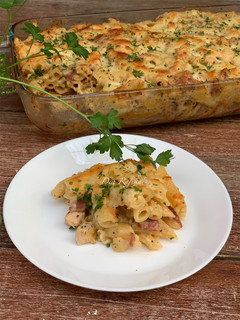 Foto resep Pasta Ayam Panggang (Baked Chicken Pasta)