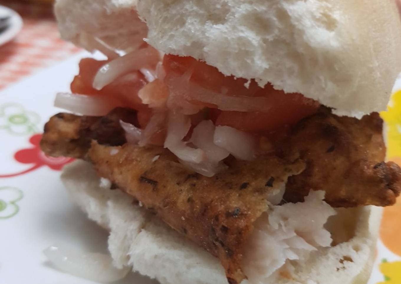 Sándwich de pescado
