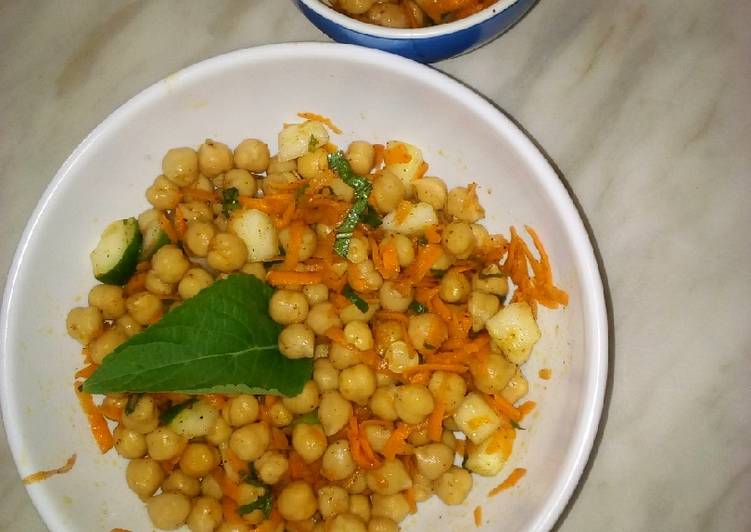 Recipe of Super Quick Homemade Chickpeas salad