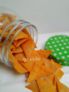 Foto resep Keripik bawang keju / keripik kulit pangsit