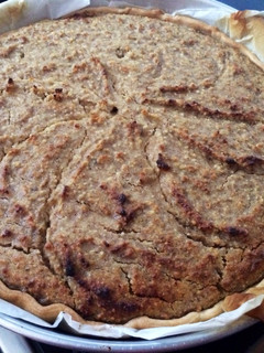 Una foto de Tarta de queso con nueces