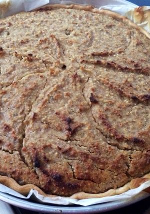 Una foto de Tarta de queso con nueces