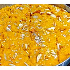 A picture of Sev Barfi. (Sindhi Style).