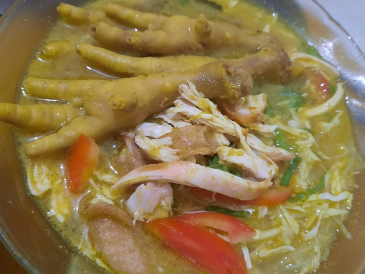 Resep Soto ayam kuning Anti Gagal