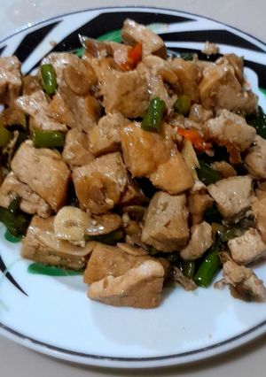 Foto resep OSENG TAHU, BUNCIS CABE IJO