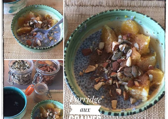 Porridge graines de chia