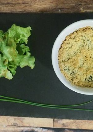 Une photo de Crumble de courgettes