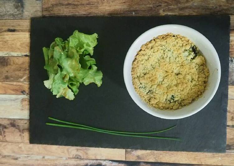 La Recette Pas à Pas Crumble de courgettes