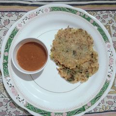 A picture of Arrowroot Aloo Rosti.