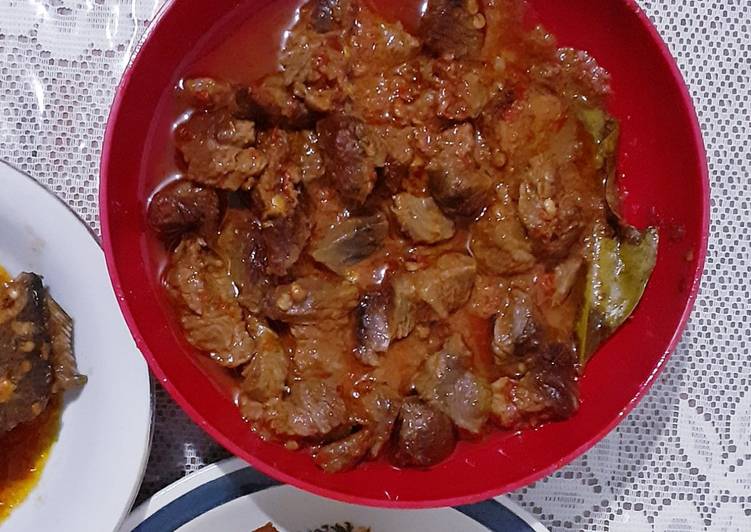 Oseng2 Pedas Daging Simple