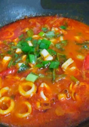 Foto resep Cumi Saus Padang🦑