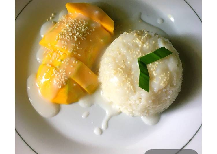 Resep Mango sticky rice, recook yang Enak