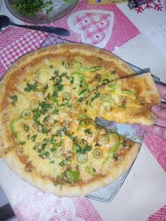 صورة لوصفة بيتزا