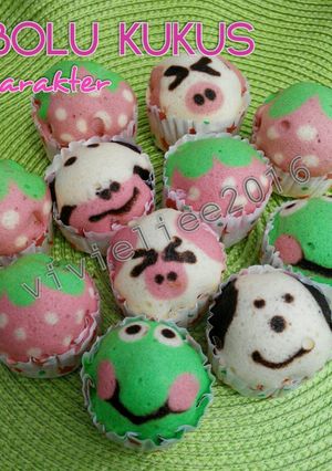 Foto resep Bolu kukus karakter