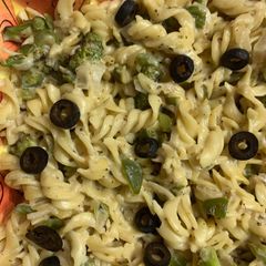 Vegetable pasta A picture of Vegetable pasta.