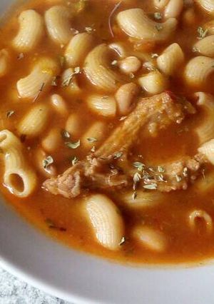 Una foto de Sopa de frejoles