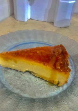 Una foto de Budín de “pan” con cortes de bizcochos