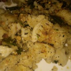 Idli poha A picture of Idli poha.